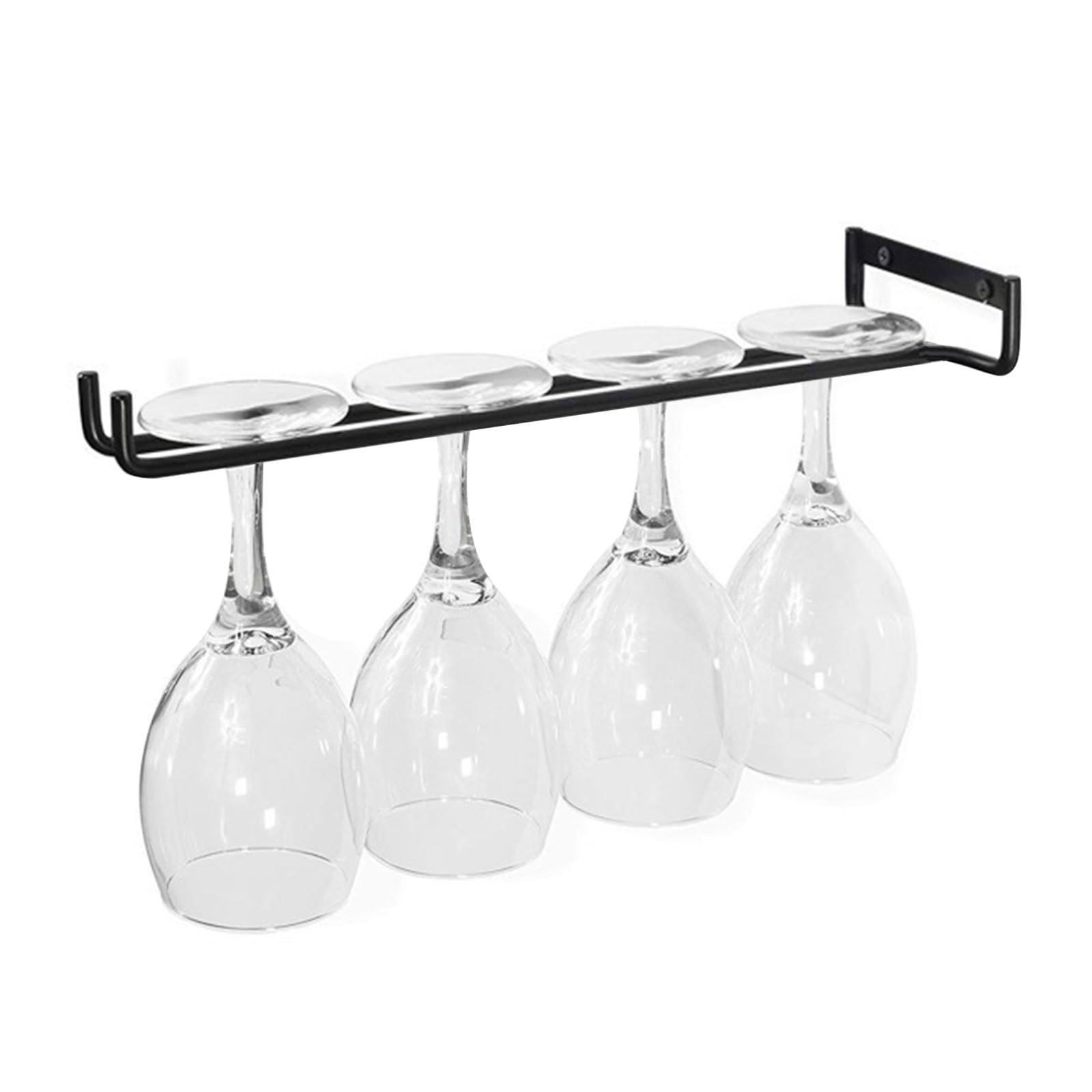 Confezione da 4 supporti da parete per bicchieri da vino, per uso domestico, accessori da cucina