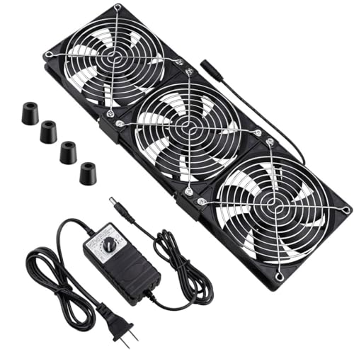 Ventola 230 V: 3 ventole da 120 mm per PC (12 V/3000 RPM) in materiale PBT resistente al calore. Ideale per chassis ATX, server chassis o workstation. La doppia rete metallica protegge cavi e componenti