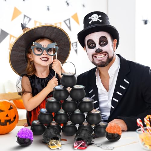 Chaudron de sorcière mini seau pour ranger bonbons et décorer sans encombre - 5