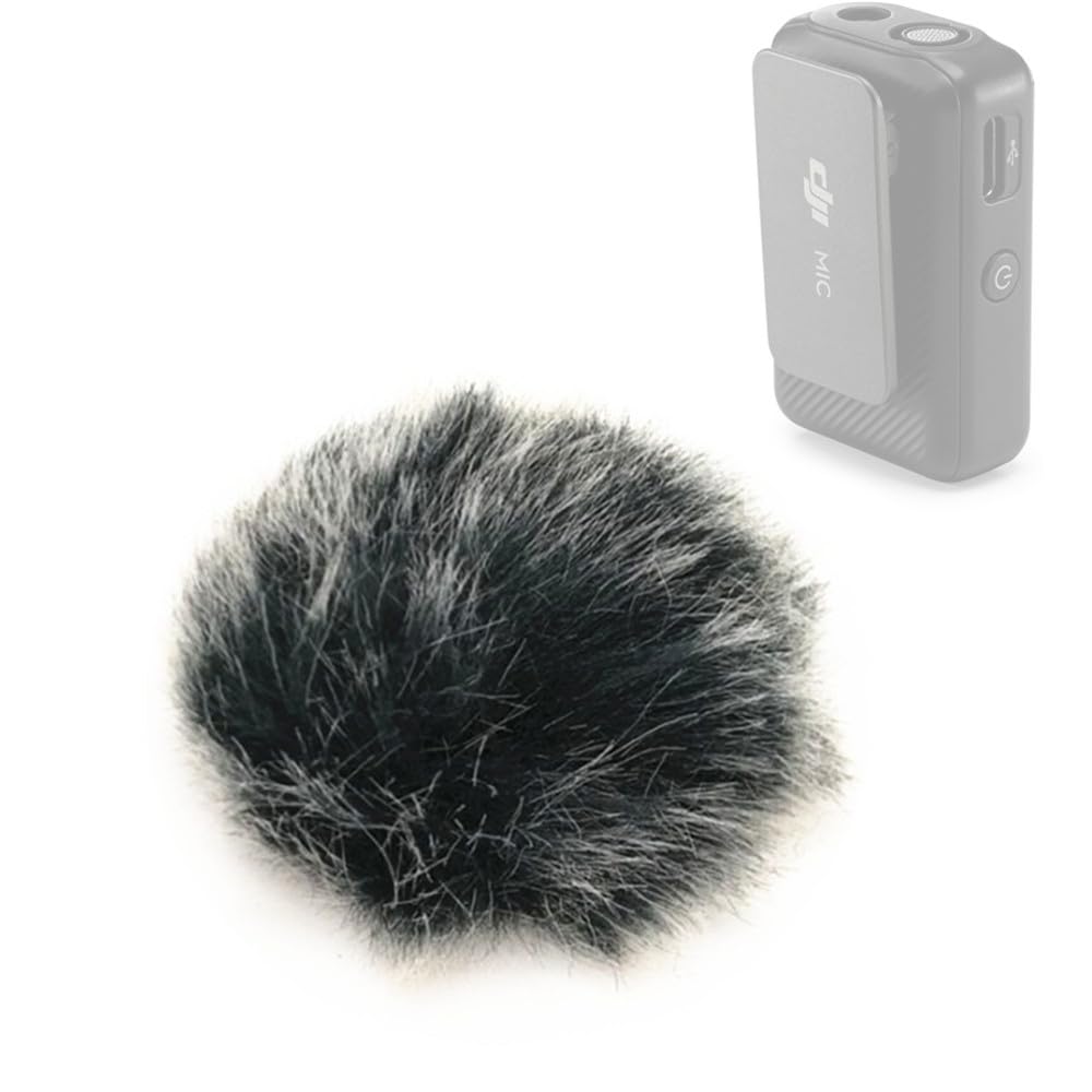Microphone Windscreen Outdoor Cover Windshield Muff Wind Shield Deadcat Compatiable for DJI MIC Transmitter Wireless System (Pack of 2Pcs)(Not Compatiable for DJI Mic 2/Pocket3 Mic)-image-12