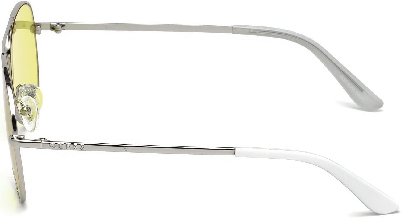 GUESS GU7575-S Shiny Light Nickeltin/Brown One Size