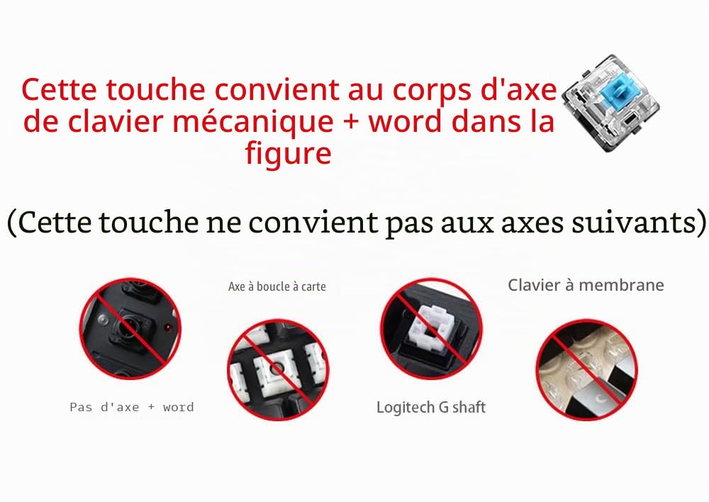 MOLGRIA Noel GMK PBT Cherry Profile Keycaps - Sublimation avec Suppléments UK, DE, IT, FR, ES pour Interrupteur MX - Disposition ISO/ANSI (FR ISO)