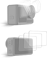 Vista 9 de NEEWER Kit de protectores de pantalla Pocket 3 (paquete de 2) compatible con DJI Osmo Pocket 3 Creator Combo Accesorios, 9H HD anti arañazos vidrio