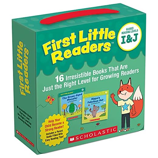 First Little Readers: Guided Reading Levels I & J (Parent Pack): 16 Irresistible Books That Are Just the Right Level for Growing Readers