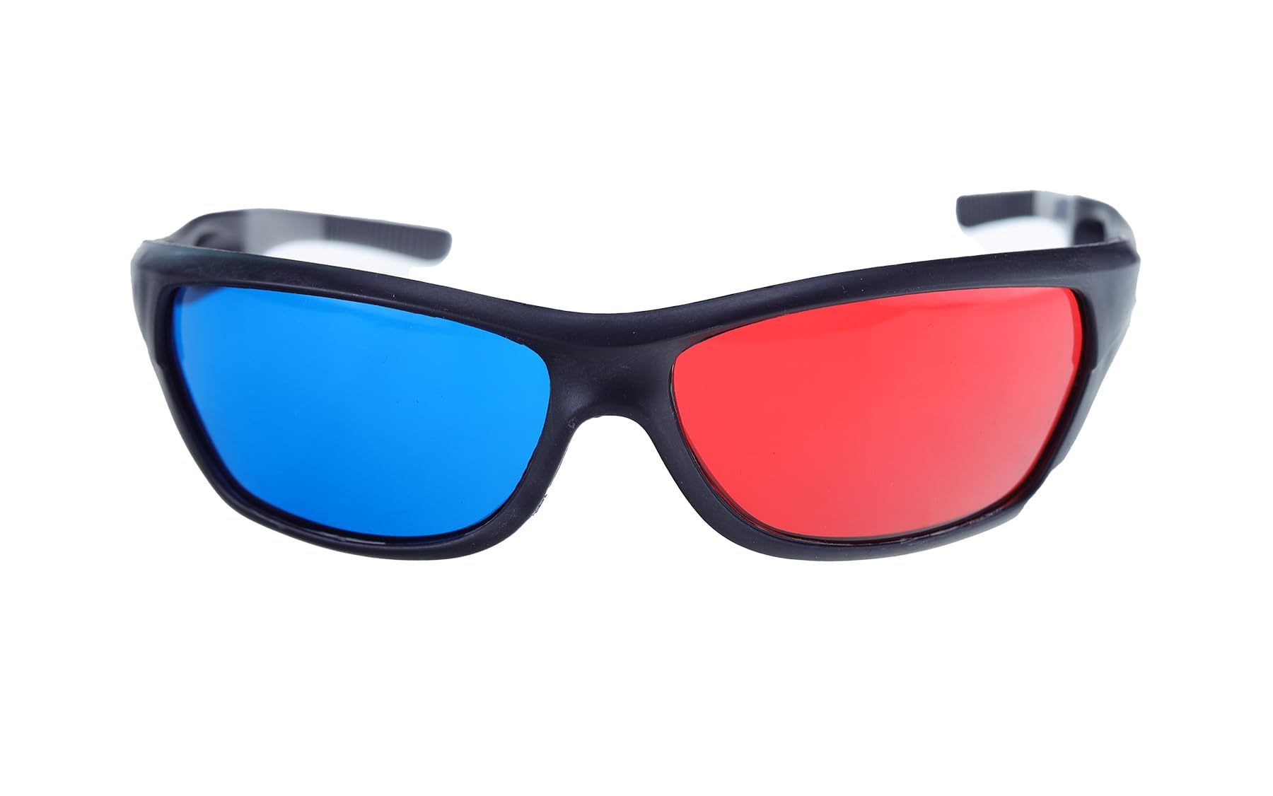 Familyall 2x occhiali 3D Rosso e Ciano per i Film 3D Videogiochi e TV (1x Clip On; 1x stile anaglifo)