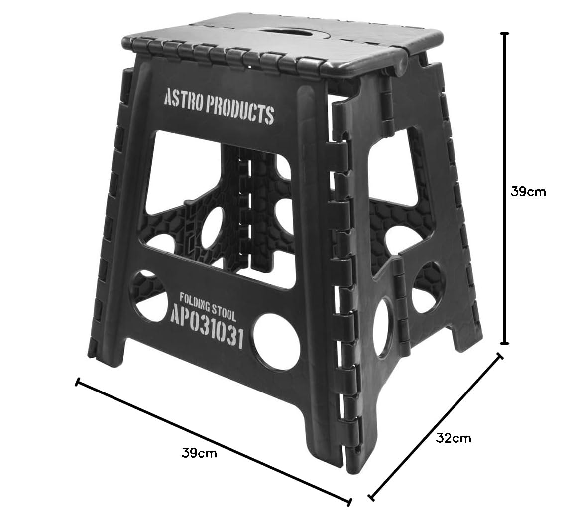 Amazon｜フォールディングスツール ブラック | 椅子 イス 折りたたみ