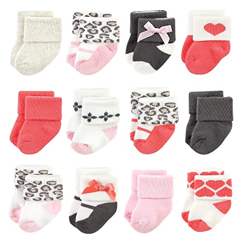 Image of Luvable Friends Unisex Baby Newborn and Baby Terry Socks