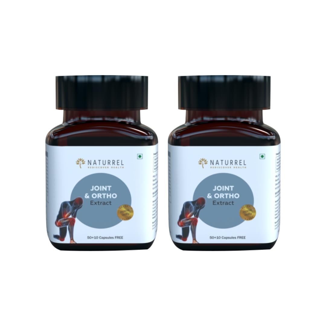 NATURREL Joint Capsule - 120 Capsule | Joint Support Supplement with Vitamins | Improve Bone & Joint Health | Ayurvedic Capsule | Pack of 2 (B0B63CSWWR) Amazon Price History, Amazon Price Tracker