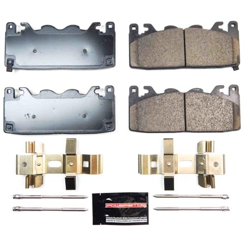 Image of PowerStop Z23 Performance Carbon Fiber Ceramic Brake Pads Front Z23-2515 | Ford Mustang 2024-25 Carbon Fiber Ceramic Brake Pads + Installation Hardware