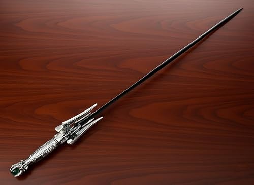 Miniatura 6 de Maximus Gladius - Espada romana, hoja de doble borde de acero de Damasco forjado a mano, mango de madera de nogal con espaciadores de latón, 29