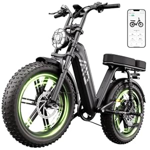 TST Electric Bike for Adults 1500W Peak 20″ Fat Tire All-Terrain E-Bike 60 Miles 28MPH Electric Dirt Bike for Road Sand Mountain Snow – 48V 15AH Battery Powered Electric Motorcycle for Adventure TST Electric Bike for Adults 1500W Peak 20″ Fat Tire All-Terrain E-Bike 60 Miles 28MPH Electric Dirt Bike for Road Sand Mountain Snow – 48V 15AH Battery Powered Electric Motorcycle for Adventure