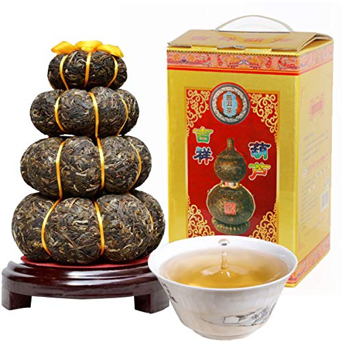 通用 1000g Yunnan Pu-erh Tea Gift Craft Pu Er Tea Zucca Decorazione Puer Raw Gift Tea