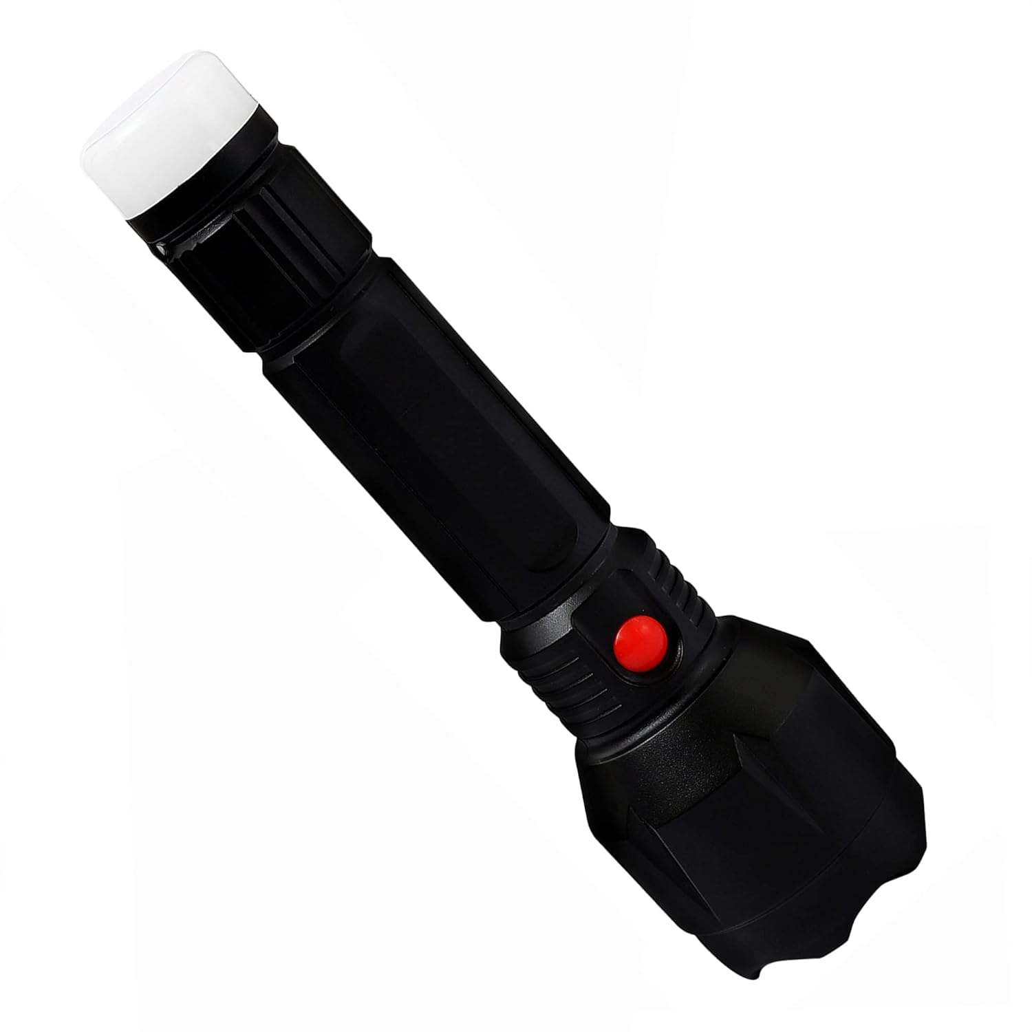 HI Voltage Bright LED Flashlight Torch for Outdoor/Home/Travel Torch (Black : Re chargea ble) L 100x,onlite-image-12