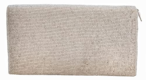 Image of DUCHESS Women's Hand Embroidered Envelope Clutch -Bridal Ethnic Traditional Casual Purse /Clutch /Handbag (23 L x 2.5 W x 13H cm)