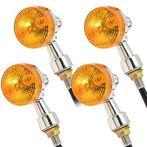 INEX Z2 ZZ750RS ゼッツー ゼットツー Z1 ウインカー ウィンカー 4個セット オレンジレンズ アンバーレンズ Z2タイプ 丸型 汎用