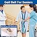 Transfer and Gait Belt with Metal Buckle - 60 Inch, Standing and Transfer Walking Assist Aid for Seniors, Elderly Patients, Caregiver, Nurse, Therapist, 10 Pack