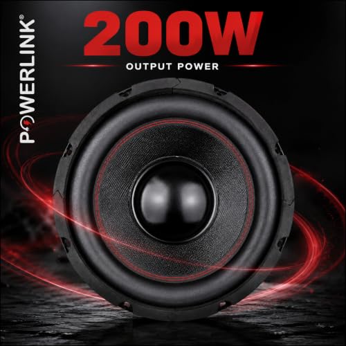 Image of POWERLINK 8 inch Subwoofer Black