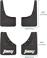 Vista 2 de JSCARLIFE Kit de guardabarros para S-uzuki Jimny BJ74 2019-2022 Juego Premium Delantero y Trasero de Guardabarros Protectores contra Salpicaduras