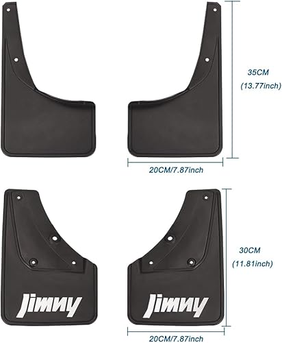 Miniatura 2 de JSCARLIFE Kit de aletas de barro para S-uzuki Jimny BJ74 2019-2022 Juego de aletas delanteras y traseras de alta calidad, protectores contra