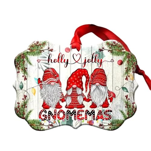 Décorations murales de Noël légères : ornement portable en acrylique pour cheminée