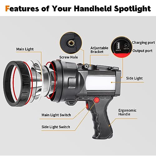 Lampe de poche LED rechargeable pour ne plus manquer de batterie en camping