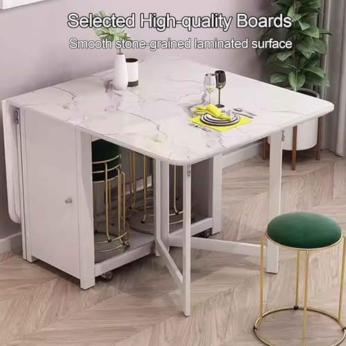 Table cuisine pliante noire pour optimiser les petits espaces - 7