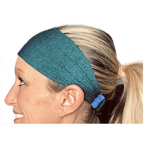 Sweat Absorbing Sports Headband (Sweatband) - Perfect for Keeping That Dripping Sweat Out of Your Eyes During Any Activity from Sports to Cleaning. (Navy)