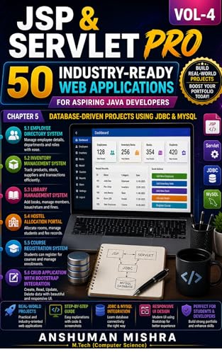 Jsp & servlet pro VOL-4: 50 industry-ready web applications for aspiring java developers (Jsp & Servelet)