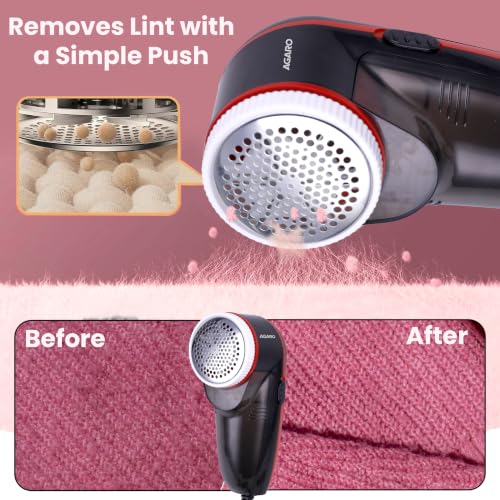 Image of AGARO Elite Lint Remover with Cord, for Woolen Sweaters, Blankets, Jackets /Burr Remover Pill Remover from Carpets, Curtains