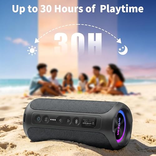 Image of Ortizan X8 Pro Portable Bluetooth Speaker Wireless (2nd Gen), Black