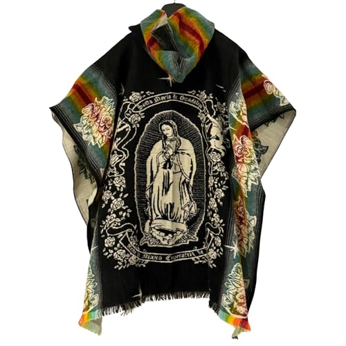 Image of Gamboa Mexican Ponchos for Men Sarape Pancho Men Sarapes Costume Outfit Poncho Hombre