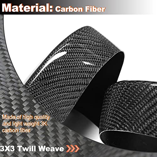 Mcarcar Kit Carbon Fiber Mirror Caps For Jaguar F-Type 2Door 2013-2021 Add-On Side Rearview Mirror Cover Caps Car Exterior Outside Shell #TOP4