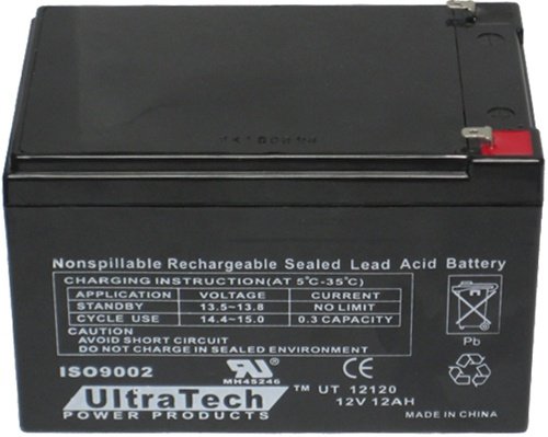 Ultratech Power Products Genuine UT12120 12V 12Ah SLA Battery