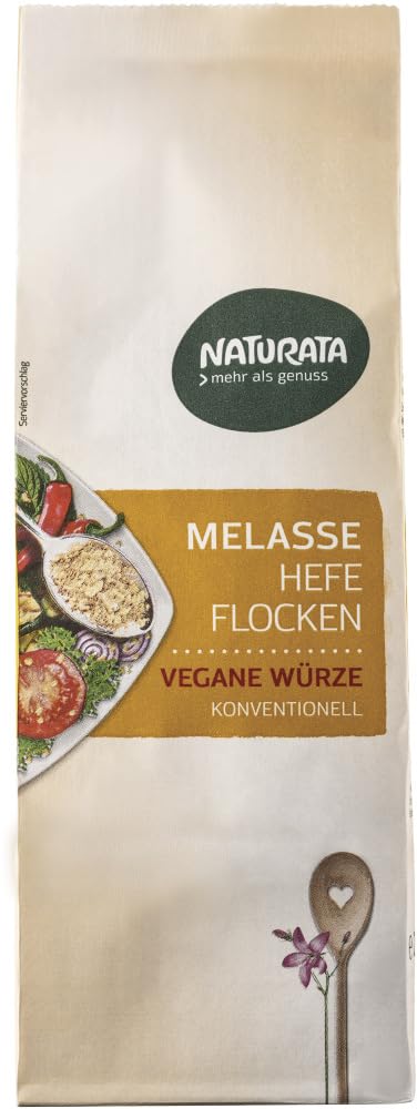Naturata Melasse Hefeflocken, Nachfüllbeutel G, 6 X 200