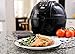 Elite Gourmet EAF-1506D Electric Digital Hot Air Fryer, 1400W Oil-Less Healthy Cooker, Timer & Temperature Controls, PFOA/PTFE Free, 3.5 Qt, Black