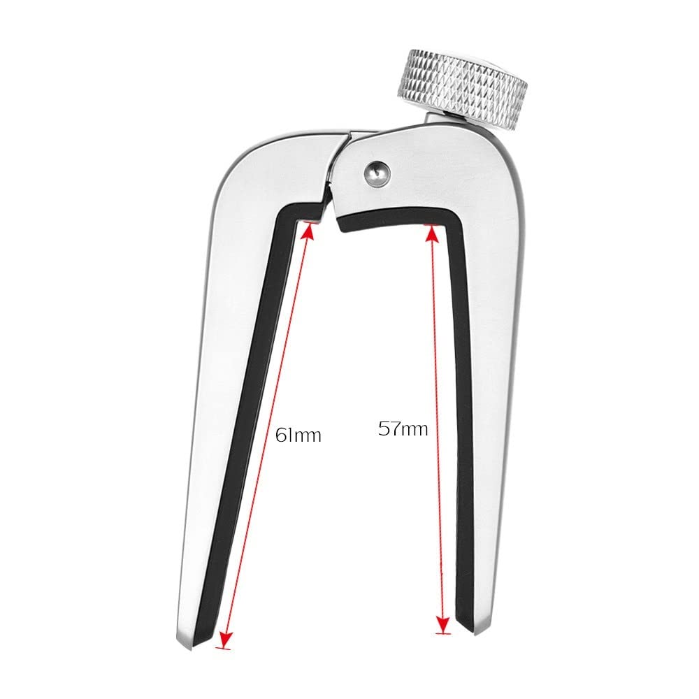 Accueil Instrument de Musique Capodastre Universel Haut de Gamme pour Guitare Acoustique/Classique/Folk/électrique à 6 Cordes Ukelele61mm (Couleur : Blanc) (Jaune)