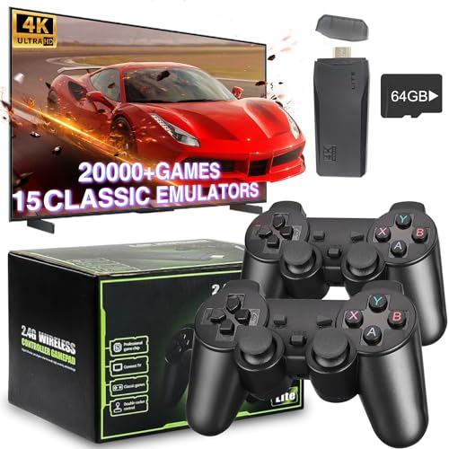 Giochi classici: [20040 giochi in 1] I giochi precedenti sono accuratamente selezionati, 64 GB di memoria non sono adatti a tutti, il potente chip 905 viene aggiornato con funzioni ancora più potenti, offre un'elevata qualità dell'immagine e un funzionamento molto fluido, quindi Seguirò perfettamente 15 emulatori come noi PSP/PS/N64/MAME/FBA/FC/SFC ecc. e potrà salvare/cercare/nascondere/mettere in pausa/eliminare i giochi in qualsiasi momento