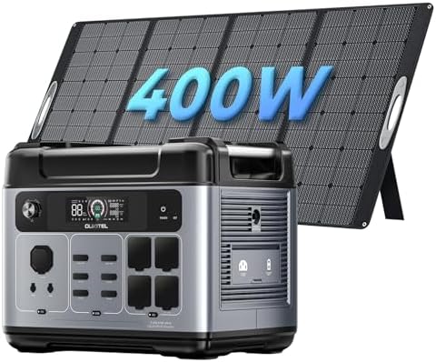 OUKITEL P2001 Plus Estación de Energía Portátil con 400W Panel So...