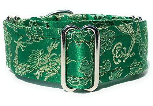 Satin Lined Martingale Collar 1.2' Wide for IG Italian Greyhound Whippet Puppy Collar Other Breeds...