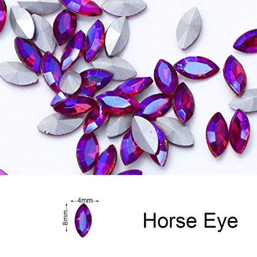 Kamas 10pcs New Free Shipping Colorful Red Crystal Rhinestones For Nails Fashi Diy