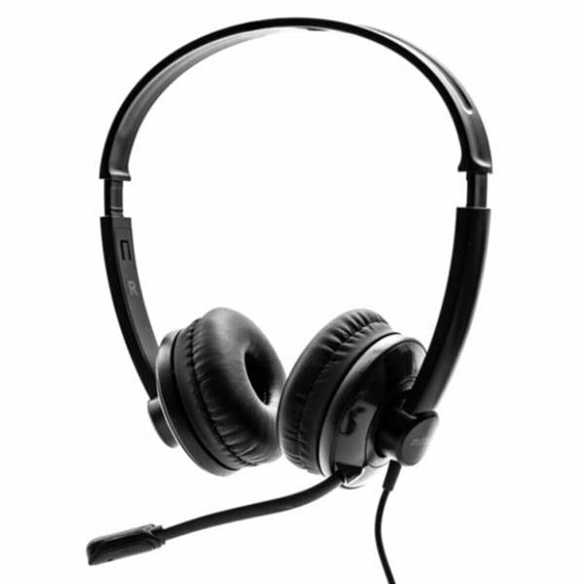 Nilox Cuffie On Ear Con Microfono E Connessione Usb, Con Cancellazione Del Rumore Supportata, Cavo 1.8M Con Controllo Del Volume, Imbottiture Confortevoli Ø40Mm, Archetto Regolabile, Plug&Play, Nero - 4