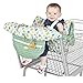 Eruditter Protege Caddie Bebe, Bébé Coussin de Protège Chariot Siège Portable, Enfant en Bas âge Supermarché Caddie Coussin de Protection Chaise Antibactérien, Voyage en Toute sécurité