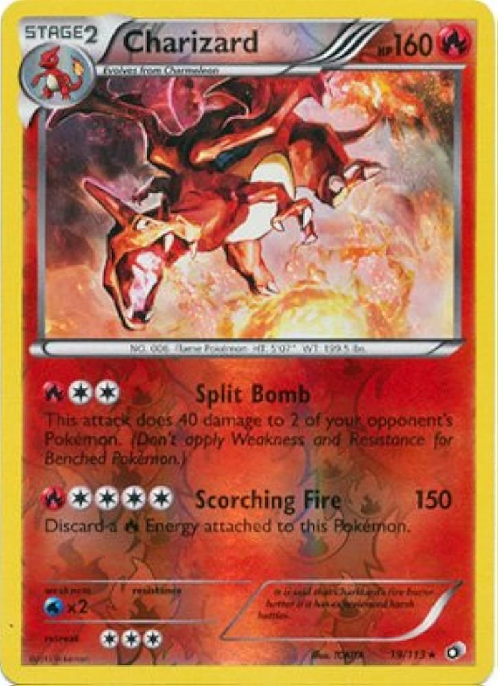 Pokémon - Charizard (19/113) - Legendary Treasures - Reverse