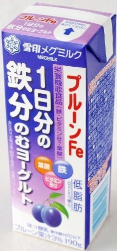 Amazon.co.jp: Snow Brand Megmilk MEGMILK Prune Fe Daily Iron
