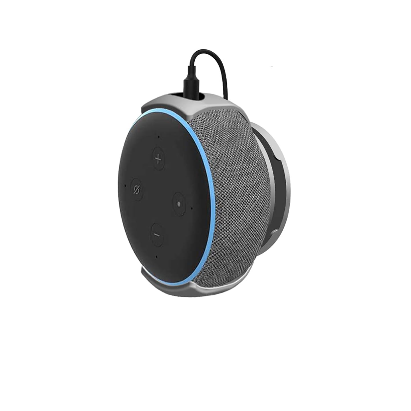 Foso Wall Mount for Alexa Echo Dot 3rd Gen, Bracket Stand Holder for Smart Speaker, Built-in Cable Management Hide Messy Wires, for Kitchen, Bedroom (Speaker not Included) (Gray) (B0DBDMDNS8) Amazon Price History, Amazon Price Tracker