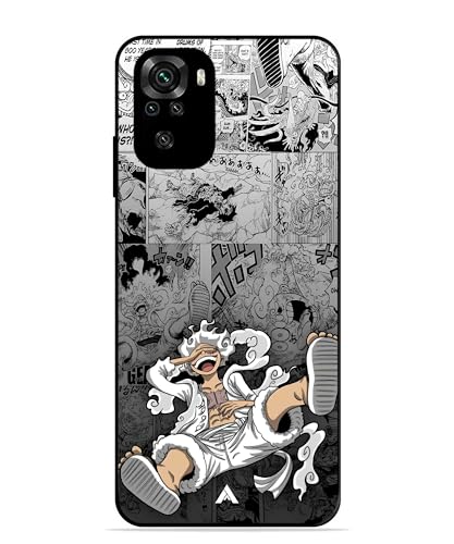 Image of Premium Anime 2 Case for Xiaomi Redmi Note 11SE (Glossy Finish) Soft-Touch Metal TPU Back Cover, Shockproof, Designer, Aesthetic Mobile Phone Case