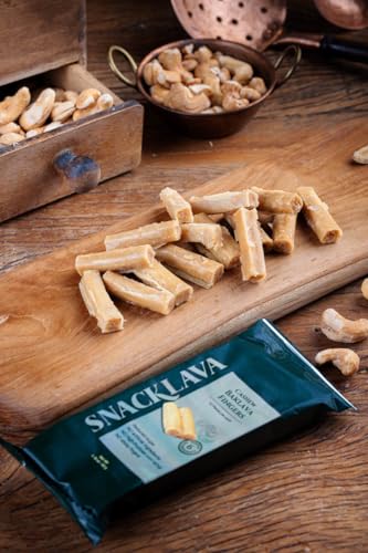 Snacklava Cashew Baklava Fingers - 6 Pack (72 Pieces) - No Artificial Ingredients, Colors or Preservatives - Premium Handmade Pastries