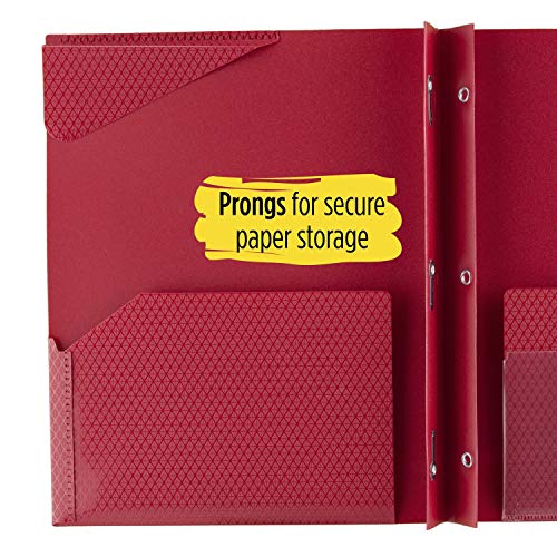 Five-Star-2-Pocket-Folder-Stay-Put-Folder-Plastic-Colored-Folders-with-Pockets-Prong-Fasteners-for-3-Ring-Binders-For-Home-School-Supplies-Home-Office-11-x-8-12-Red-72109