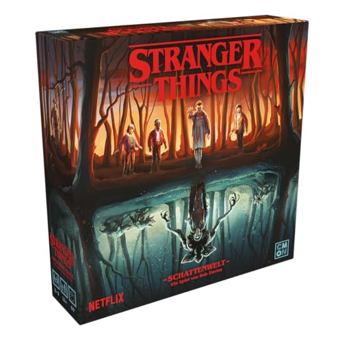 CMON, Stranger Things: Mundo de Las Sombras, Juego de conocedor, Juego de Mesa, 2-4 Jugadores, a Partir de 12 años, 60 Minutos, alemán