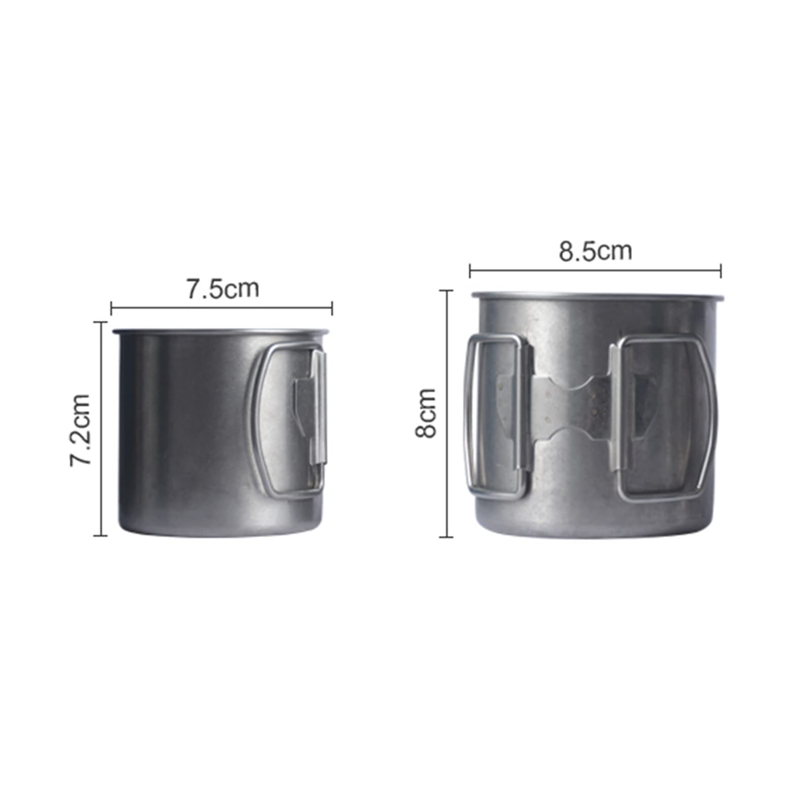 MRKU Titan Tasse Ultraleicht Camping Becher Faltbare Drinkware Für Kaffee